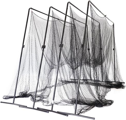 Skywalker Sports 40 Foot Competitive Baseball and Softball Batting Cage, Collapsible Frame & Net, Black in Saudi Arabia