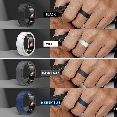 4 عبوات من أجل واقي حلقة Oura، غطاء حلقة Oura من السيليكون المرن المضاد للخدش لحلقات Oura Ring Gen 3 الذكية للتمرين في صالة الألعاب الرياضية in Kuwait