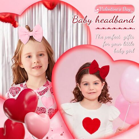 YanJie 3 Pcs Soft Headbands Baby Girls Nylon Headband with Hair Bow Hairbands Hair Accessories for Newborn Infant Toddler Kids in Saudi Arabia