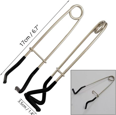 3 Sets Stainless Steel Fish Mouth Spreader Jaw Retractor Spring Fish Mouth Opener Fish Mouth Hook Remover in Saudi Arabia