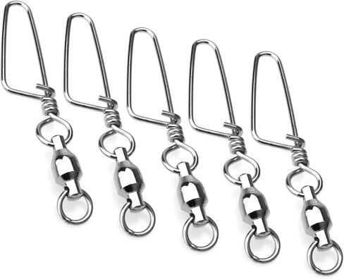 5 قطع من Lightstar لصيد الأسماك دوارة ومحمل كروي لطعم التوصيل السريع، مقاس 4# in Kuwait