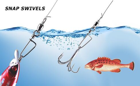 5 قطع من Lightstar لصيد الأسماك دوارة ومحمل كروي لطعم التوصيل السريع، مقاس 4# in Kuwait