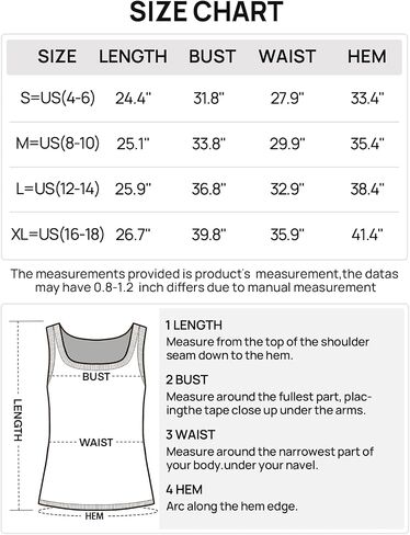 PIIRESO Women's Ribbed Knit Tank Tops 2024 Casual Summer Basic Scoop Neck Sleeveless Shirts in Saudi Arabia