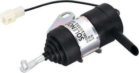 Fuel Shut Off Solenoid 12V 16851-60014 16851-60012 052600-4531 Compatible with Kubota Tractor B7410D BX1500D BX1800D BX1830D BX1850D BX1860 BX2230D BX2350D BX2360 BX24D BX25 RTV900G in Saudi Arabia