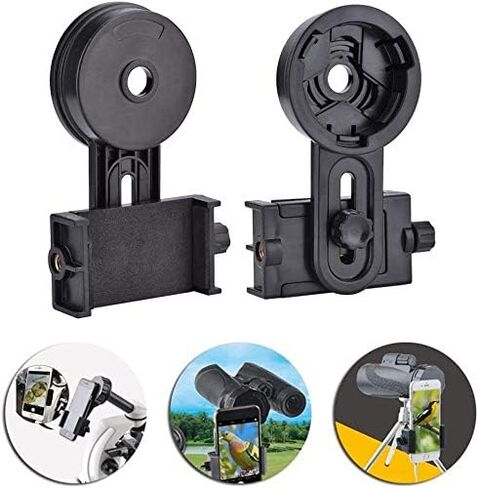 محول كاميرا الهاتف المحمول، محول كاميرا فلكية عالمي، حامل لالتقاط الهواتف الذكية، دعامة تثبيت لمنظار التلسكوب، مجهر نطاق الإكتشاف أحادي العين in Kuwait