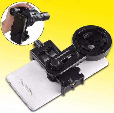 محول كاميرا الهاتف المحمول، محول كاميرا فلكية عالمي، حامل لالتقاط الهواتف الذكية، دعامة تثبيت لمنظار التلسكوب، مجهر نطاق الإكتشاف أحادي العين in Kuwait