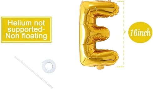 Best Teacher Ever Banner, Thank You Teachers Balloons Banner,Teacher Appreciation Week Party Banner Balloons, 16inch,Gold in Kuwait