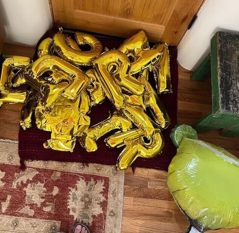 Best Teacher Ever Banner, Thank You Teachers Balloons Banner,Teacher Appreciation Week Party Banner Balloons, 16inch,Gold in Kuwait