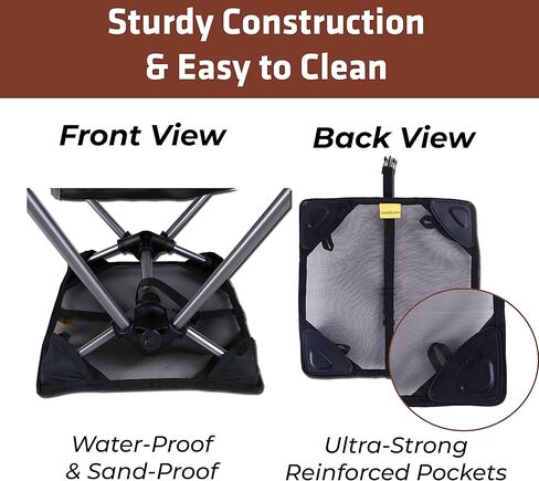 غطاء رملي مضاد للغرق من TREKOLOGY YIZI-LITE وملاءة أرضية لكراسي التخييم، مناسبة لكراسي YIZILITE للتخييم وحقائب الظهر in Kuwait