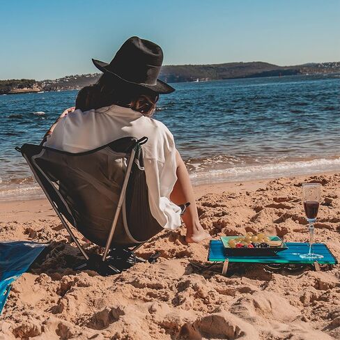 غطاء رملي مضاد للغرق من TREKOLOGY YIZI-LITE وملاءة أرضية لكراسي التخييم، مناسبة لكراسي YIZILITE للتخييم وحقائب الظهر in Kuwait