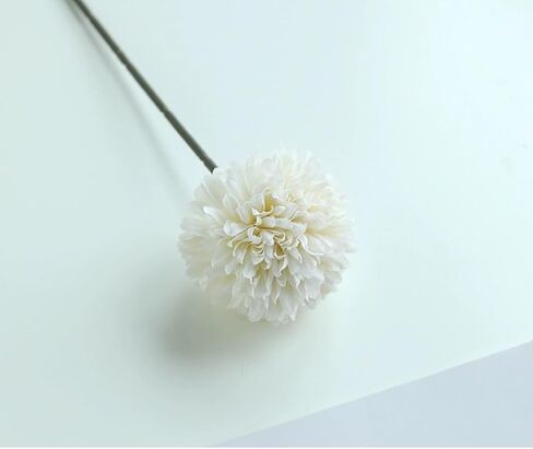 Artificial Flowers with Vase, Silk Dandelions In Vase Arrangement, Fake Plant Flowers Kitchen Dining Coffee Table Decor, Flower Centerpieces for Home Office Farmhouse Bathroom Wedding Decorations in Saudi Arabia