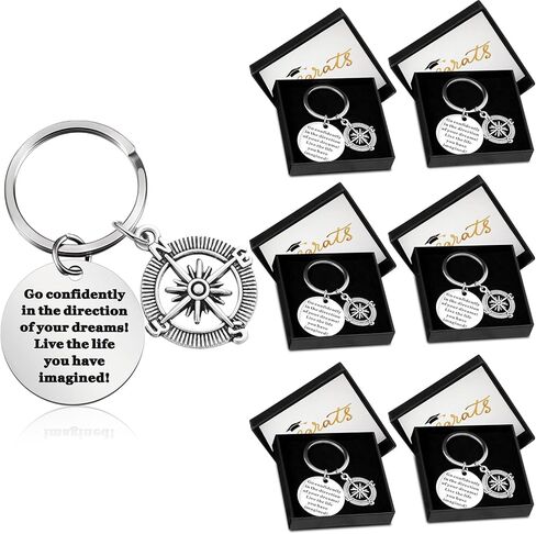 Karenhi Class of 2024 Graduation Keychains 2024 Grad Gifts Set Include Grad Box Grad Card with Inspirational Quote for Students Boys Girls Her Him Middle High School College Graduates Senior in Saudi Arabia