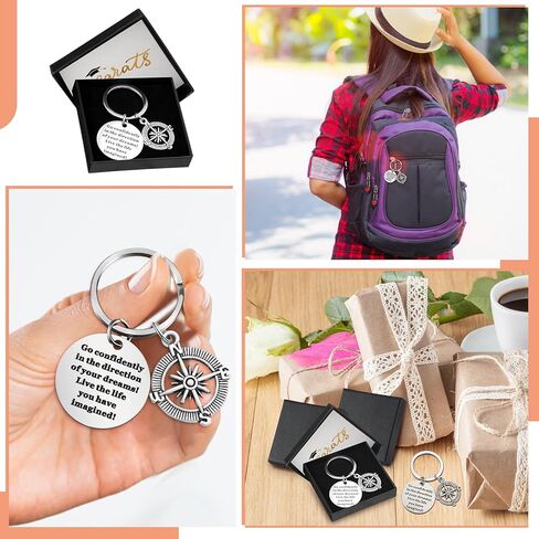 Karenhi Class of 2024 Graduation Keychains 2024 Grad Gifts Set Include Grad Box Grad Card with Inspirational Quote for Students Boys Girls Her Him Middle High School College Graduates Senior in Saudi Arabia
