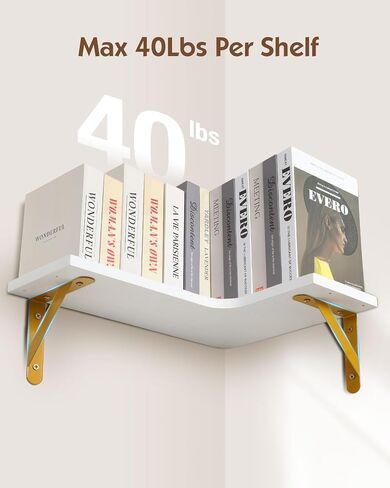 SALA Corner Shelves Wall Mounted, 5+1 Corner Shelf with Wire Storage Basket for Bathroom, Rustic Wood Corner Floating Shelves, R-Angle Corner Shelving for Bedroom/Living Room/Laundry Room, Kitchen in Saudi Arabia