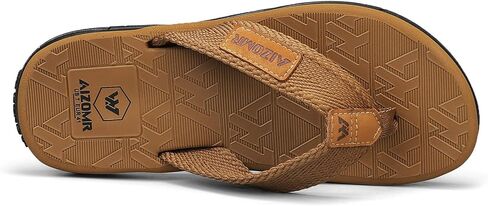 Flip Flops for Men,Mens Sandals with Arch Support Sport Summer Beach Soft Thick Slides Sandal in Saudi Arabia
