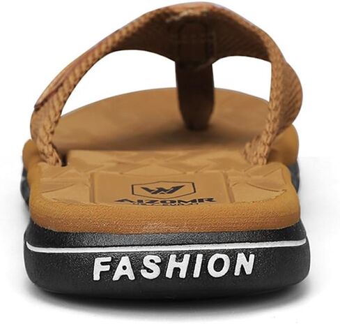Flip Flops for Men,Mens Sandals with Arch Support Sport Summer Beach Soft Thick Slides Sandal in Saudi Arabia
