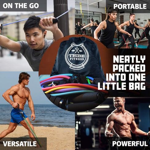 Resistance Bands Set for Men, Women, Exercise & Workout. Fitness Bands for Leg & Bicep Work. Workout Bands for Working Out. Stretch Bands for Physical Therapy. Strength Bands. Elastic Weight Training. in Saudi Arabia