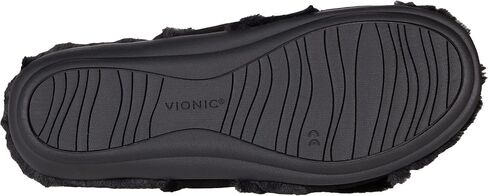 Vionic Chakra Faith Women's Fuzzy Slide Slipper - Comfortable Cozy Open Toe Slippers That Include Three-Zone Comfort with Orthotic Insole Arch Support, Medium Fit Sizes 5-11 in Saudi Arabia