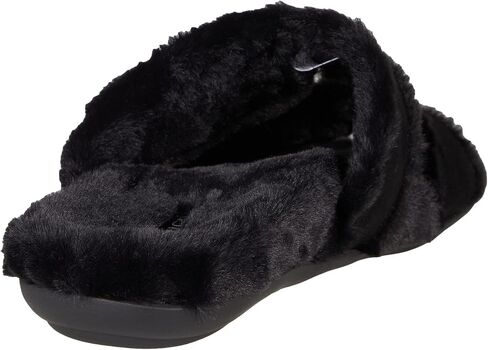 Vionic Chakra Faith Women's Fuzzy Slide Slipper - Comfortable Cozy Open Toe Slippers That Include Three-Zone Comfort with Orthotic Insole Arch Support, Medium Fit Sizes 5-11 in Saudi Arabia