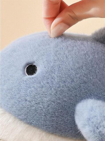 Women's Cotton Slippers Shark Slippers Adult Warm Plush Slippers Animal Slippers Men's Indoor Home and Outdoor Shoes for Winter Warmth Whale Shoe in Saudi Arabia