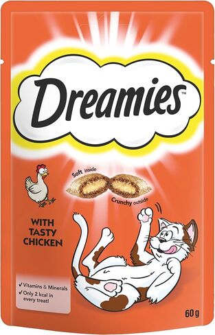 DREAMIES Chicken Cat Treats 60 g (Pack of 8) in Saudi Arabia