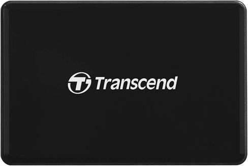 Transcend TS-RDC8K2 USB 3.1 Micro USB to USB Type C Multi Card Reader (SD, SDHC, SDXC, UHS-I/microSDHC, microSDXC UHS-I/CF UDMA7) Black in Saudi Arabia