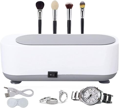 منظف ​​المجوهرات بالموجات فوق الصوتية، آلة تنظيف احترافية، آلة تنظيف صغيرة محمولة للتنظيف العميق للمنزل in Kuwait