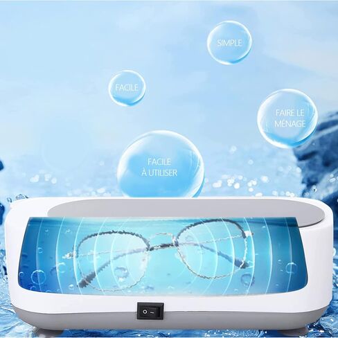 منظف ​​المجوهرات بالموجات فوق الصوتية، آلة تنظيف احترافية، آلة تنظيف صغيرة محمولة للتنظيف العميق للمنزل in Kuwait