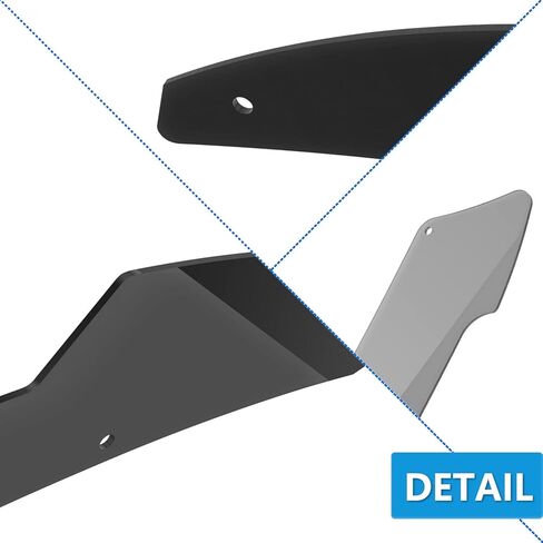 سبويلر خلفي من الخيزران V2 لسيارة دودج تشارجر 2015,2016,2017,2018,2019,2020,2021 SRT ScatPack Hellcat، سبويلر خلفي إضافي 2 قطعة in Kuwait