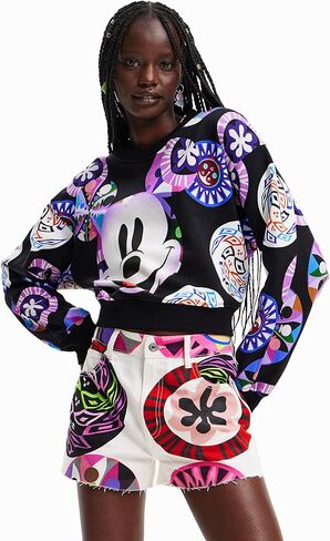 Desigual Women's Woman Knit Sweat Long Sleeve in Saudi Arabia