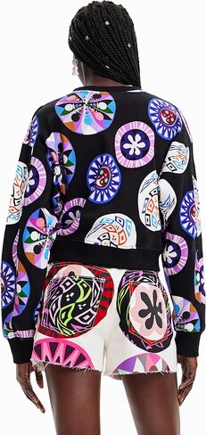Desigual Women's Woman Knit Sweat Long Sleeve in Saudi Arabia