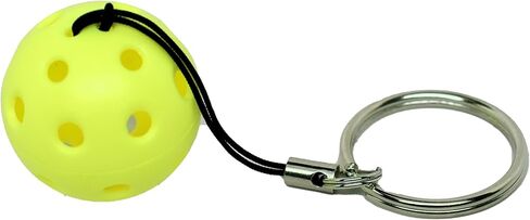 سلسلة مفاتيح GAMMA Pickleball، صفراء، هدية رائعة للاعبي Pickleball، سلسلة مفاتيح السيارة، ملحقات كرة Pickleball، هدايا Pickleball in Saudi Arabia