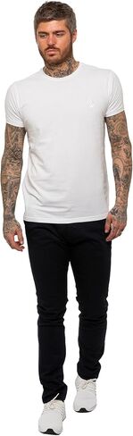 989Zé ENZO للرجال بنطال جينز تشينو مطاطي بقصة ضيقة in Kuwait