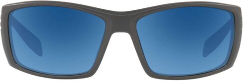 نظارة شمسية Native Man بإطار أسود غير لامع، عدسات خضراء عاكسة، 61 ملم in Kuwait