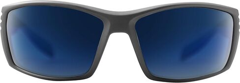 نظارة شمسية Native Man بإطار أسود غير لامع، عدسات خضراء عاكسة، 61 ملم in Kuwait