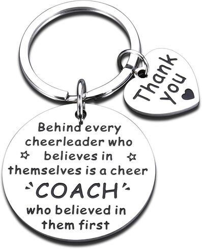 Cheerleader Appreciation Gifts for Christmas Birthday Graduation Cheer Coach Gifts for Cheer Leader Keychain, Senior Night End of Season Thank You Gifts for Cheer Coach Christmas in Saudi Arabia