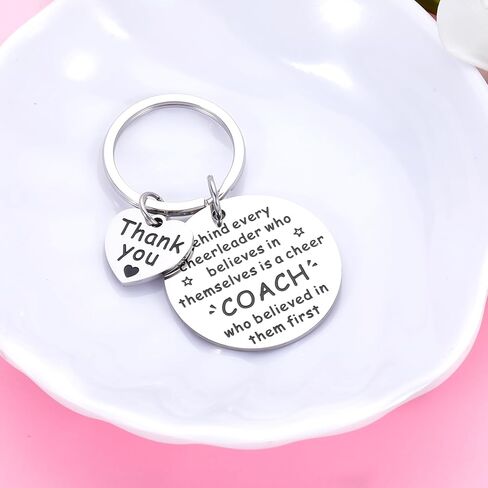 Cheerleader Appreciation Gifts for Christmas Birthday Graduation Cheer Coach Gifts for Cheer Leader Keychain, Senior Night End of Season Thank You Gifts for Cheer Coach Christmas in Saudi Arabia