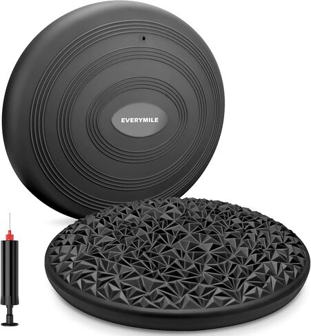 وسادة متذبذبة منفوخة، مقعد متذبذب للأطفال الحسيين، لوح متذبذب (سميك جدًا)، تمرين أساسي، وسادة مقعد متوازنة، لوح قابل للتعديل لجميع الأعمار in Kuwait