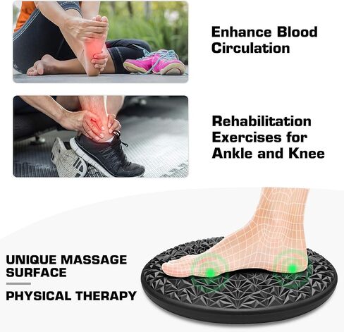 وسادة متذبذبة منفوخة، مقعد متذبذب للأطفال الحسيين، لوح متذبذب (سميك جدًا)، تمرين أساسي، وسادة مقعد متوازنة، لوح قابل للتعديل لجميع الأعمار in Kuwait