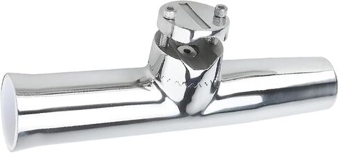 NovelBee 4pcs Stainless Tournament Style Clamp on Fishing Rod Holders,Rail Mount Fishing Rod Pole Holder for Marine Boat Yacht in Saudi Arabia