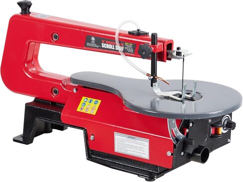 Variable Speed Scroll Saw 16IN With Extra-Large Tilting Working Table, Ideal for Woodworking in Saudi Arabia