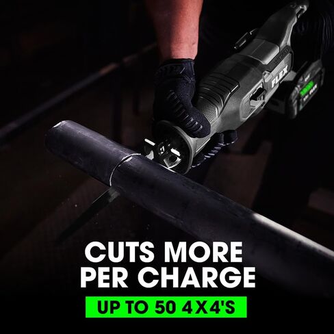 FLEX 24V Brushless Cordless Reciprocating Saw Kit with 5.0Ah Lithium Battery and 160W Fast Charger - FX2271-1C in Saudi Arabia