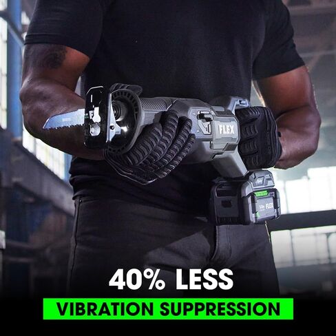 FLEX 24V Brushless Cordless Reciprocating Saw Kit with 5.0Ah Lithium Battery and 160W Fast Charger - FX2271-1C in Saudi Arabia