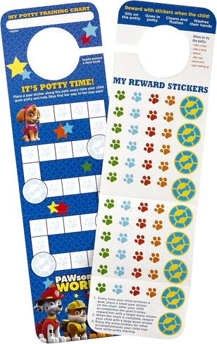 Nickelodeon Paw Patrol Potty Training Reward Kit, Door Hang Version in Saudi Arabia