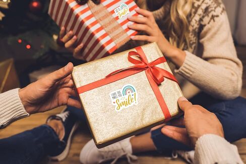 ملصقات المتاجر الصغيرة المضحكة من WHING Happy Mail، تجار التجزئة على الإنترنت، أصحاب المتاجر، طلب العبوات، ملصقات الأعمال الصغيرة، شكرًا لك، أختام مغلف الملصقات، 500 ملصق لكل لفة in Saudi Arabia