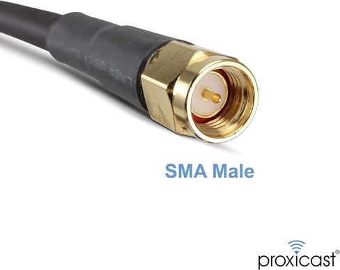 Proxicast 6 أقدام فائقة المرونة SMA ذكر - SMA ذكر كابل توصيل محوري منخفض الخسارة لـ 4G / LTE / 5G / Ham/ADS-B/GPS/RF الراديو والهوائيات (ليس للتلفزيون أو WiFi) - 50 أوم (ANT-141-011) -06) in Kuwait