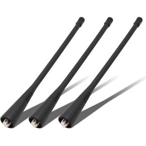 PMAE4016 UHF Antenna 400-470 Mhz Compatible for Motorola CP200 CP200D CP150 CT250 PR400 HT750 HT1250 EX500 EX600 GP328 GP380 GP340 GP640 PRO5150 EP450 CP040 CP140 CP185 NAE6483（3 Pack）