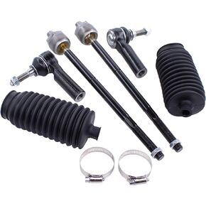 ApplianPar Front Inner and Outer Tie Rod Ends with Boot for Ford Mustang 2005-2010