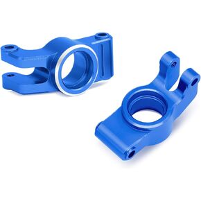 Aluminum Alloy Rear Axle Carriers Hub Set for ARRMA 1/18 Granite Upgrade Parts (Blue)
