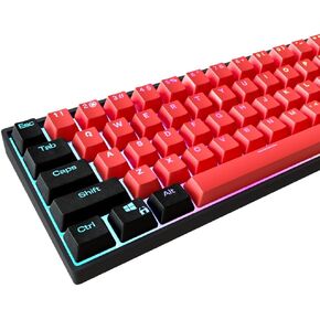 Kraken Keycaps - Sakura Edition RGB Backlit Keycap Set - White & Pink Doubleshot PBT Keycaps for Any Size Mechanical Keyboards - for All 60%, 65%, 75%, 85%, TKL & Full Size Keyboards (Sakura)